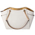Michael Kors Jet Set Travel Large Chain Shoulder Tote Pale Gold MK Signature Michael Kors Handbags